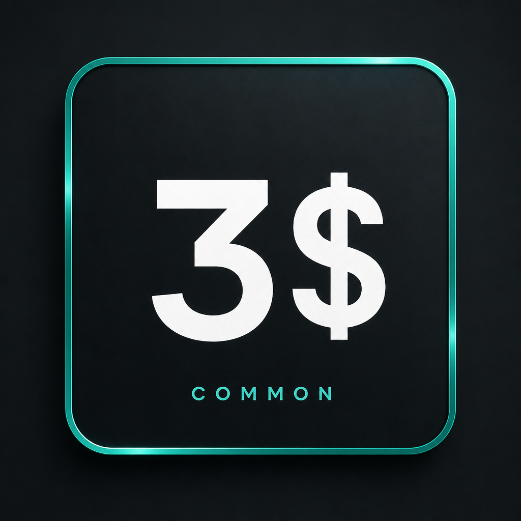 3 USD0 Cash Drop